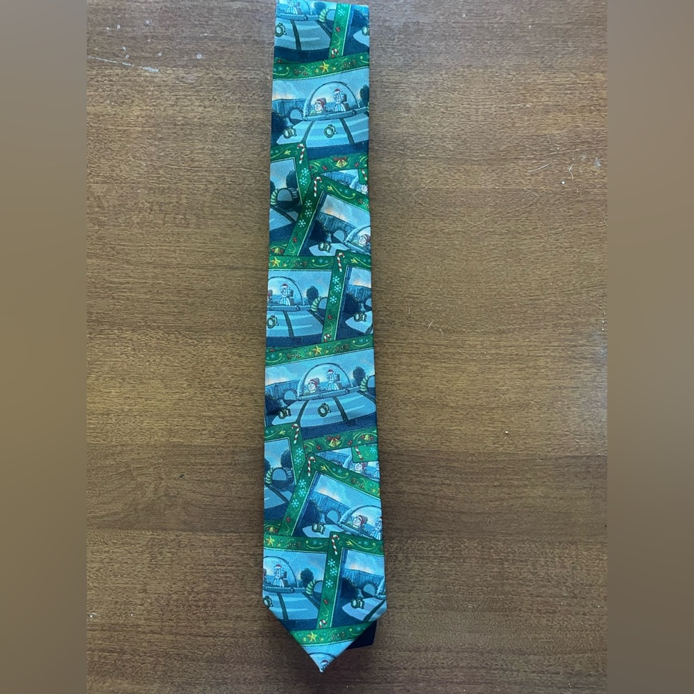 - Opposuits Rick and Morty Christmas necktie NWT